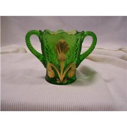 Cambridge Intagalio Inverted Green Glass #1902164