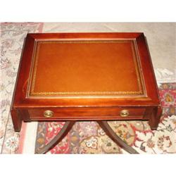 Drop leaf silver storage table #1914404