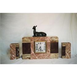 Art Deco Marble Clock  #1914415