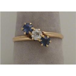 Victorian Diamond and Sapphire Ring #1914494