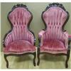 Image 1 : Pair of Victorian Parlor Chairs circa 1890 #1914545