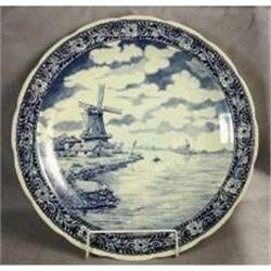 Boch Belgium Delft Blue/White Charger. #1914617