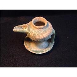 Medieval Persian ceramic oil lamp #1914762