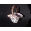 Image 1 : Murano millefiori polychrome glass basket #1914862