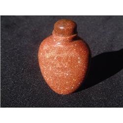 Antique goldstone snuff bottle #1914873