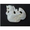 Image 1 : Song period white jade carving featuring a #1914943