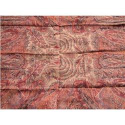 Hand-woven Kashmir pure wool paisley cover #1914952