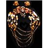 Image 1 : 1930's HEAVY Venetian GLASS PARURE WOW #1915001