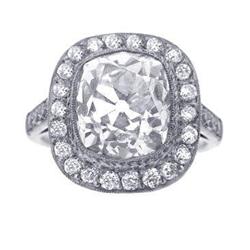 5.15ct Antique Estate Art Deco Diamond Ring #1915154