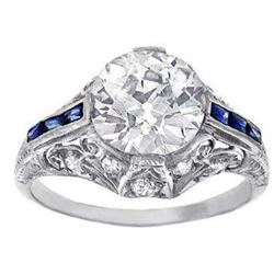2.25ct Antique Estate Art Deco Diamon Ring #1915161