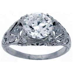 2.11ct Antique Estate Art Deco Diamond Ring #1915170