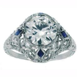 2.43ct Antique Estate Art Deco Diamond Ring #1915171