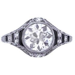 1.7ct Antique Vintage Art Deco Diamond Ring #1915175