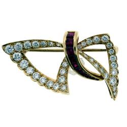 Signed Oscar Heyman Contemporary Pin #1915180