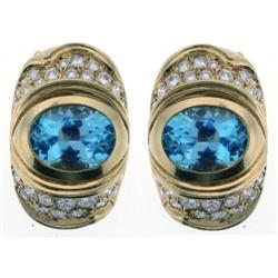 Signed Marina B Contemporary Earrings #1915181