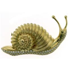 Signed Henry Dunay Contemporary Brooch #1915191