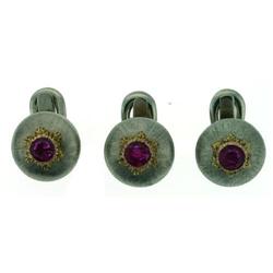 Signed Buccellati 1990s Vintage Estate Studs #1915192