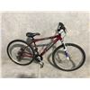 Image 2 : RED MARIN BOBCAT TRAIL 24 SPEED, 18" FRAME, FRONT SUSPENSION MOUNTAIN BIKE - NO FRONT BRAKES