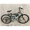 Image 2 : GREEN NO NAME 18 SPEED, FRONT SUSPENSION, 18" FRAME MOUNTAIN BIKE