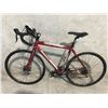 Image 1 : RED MEC 24 SPEED, FRONT AND REAR DISC BRAKES, 20" FRAME  ROAD BIKE