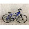 Image 2 : BLUE DUNLOP FS777 21 SPEED, FRONT SUSPENSION MOUNTAIN BIKE - NO FRONT BRAKES