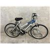Image 2 : GRAY AND BLUE IRONHORSE OUTLAW 21 SPEED, FRONT SUSPENSION MOUNTAIN BIKE