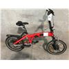 Image 2 : RED NO NAME ELECTRIC FOLDING BIKE - NO CHARGER