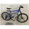 Image 2 : BLUE BLADE RESPONSE 18 SPEED, 18" FRAME DISC BRAKES, FRONT SUSPENSION MOUNTAIN BIKE