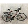 Image 2 : BLACK AND RED DIVINCI MILANO 18 SPEED, 22" FRAME ROAD BIKE