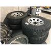Image 2 : 4 NOKIAN MTS LT 285/70 R17 TRUCK TIRES ON RIMS
