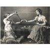 Image 1 : 19thc Engraving, Roman Classical Scene, Fabric Making