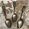 Image 1 : Group of 18th, 19thc Coin Silver Spoons