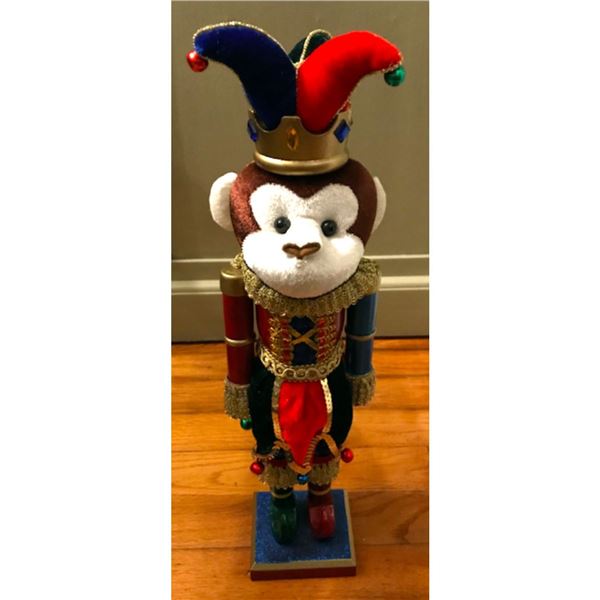 Monkey Jester Wooden Nutcracker