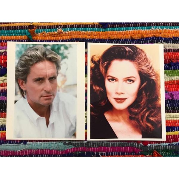 Vintage Kathleen Turner, Michael Douglas Color Photos