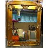 Image 1 : Florentine Style Ornate Gold Gilt Wooden Beveled Mirror