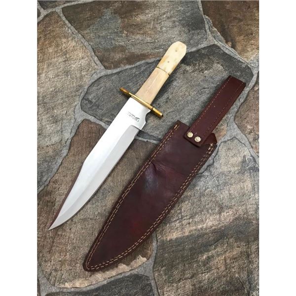 Bone Handle Stainless Bowie Knife