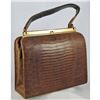 Image 1 : Mid Century Bellestone Alligator Handbag Purse