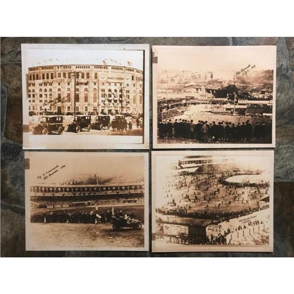 Group of Early 1900's Baseball Stadiums Sepia Photo Prints
