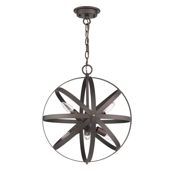 Industrial Style Hanging Metal Pendant Light