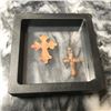 Image 1 : Pair of 17th - 19thc Copper Crosses