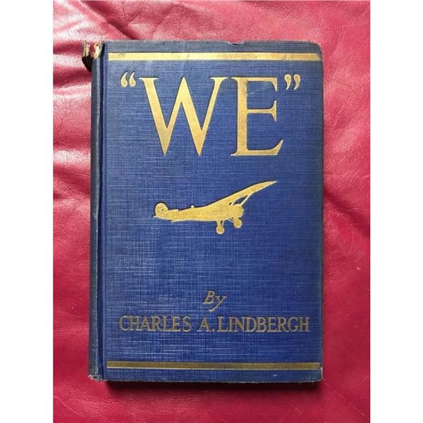 1927 1st Edition Book, WE, Charles Lindbergh