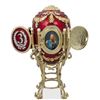 Image 1 : Russian Enamel Gilt Photo Frame Trinket Box Egg