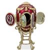 Image 6 : Russian Enamel Gilt Photo Frame Trinket Box Egg