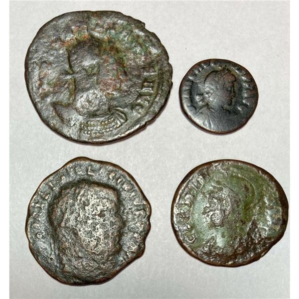 Group of Ancient Roman Bronze Coins