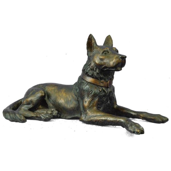 After Moigniez, Hunting Dog Bronze Sculpture