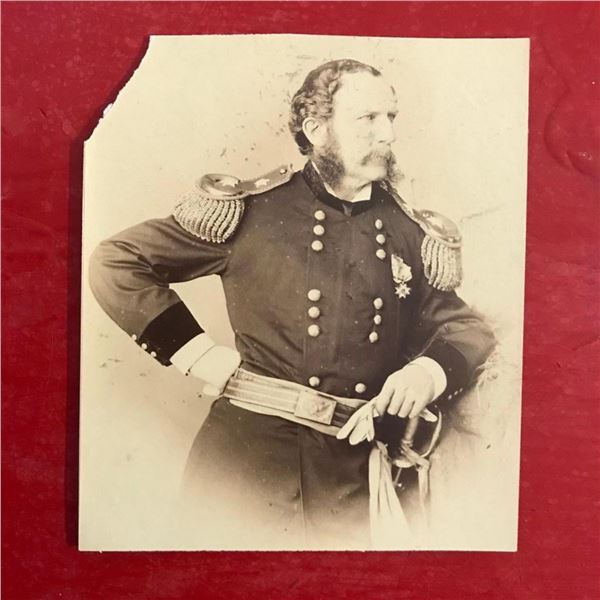 Civil War Union Brigadier General Crawford Cabinet Card