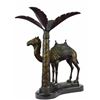 Image 1 : Signed Limited Edition Bronze Sculpture, Resting Camel, Desert Oasis