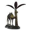 Image 2 : Signed Limited Edition Bronze Sculpture, Resting Camel, Desert Oasis