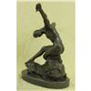Image 4 : Abstract Man On A Rock Bronze Sculpture