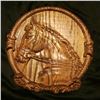 Image 1 : Wooden Equestrian Horse Plaque